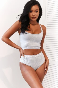 Lounge Underwear Behåar<Bamboo Basic Bralette - Grå