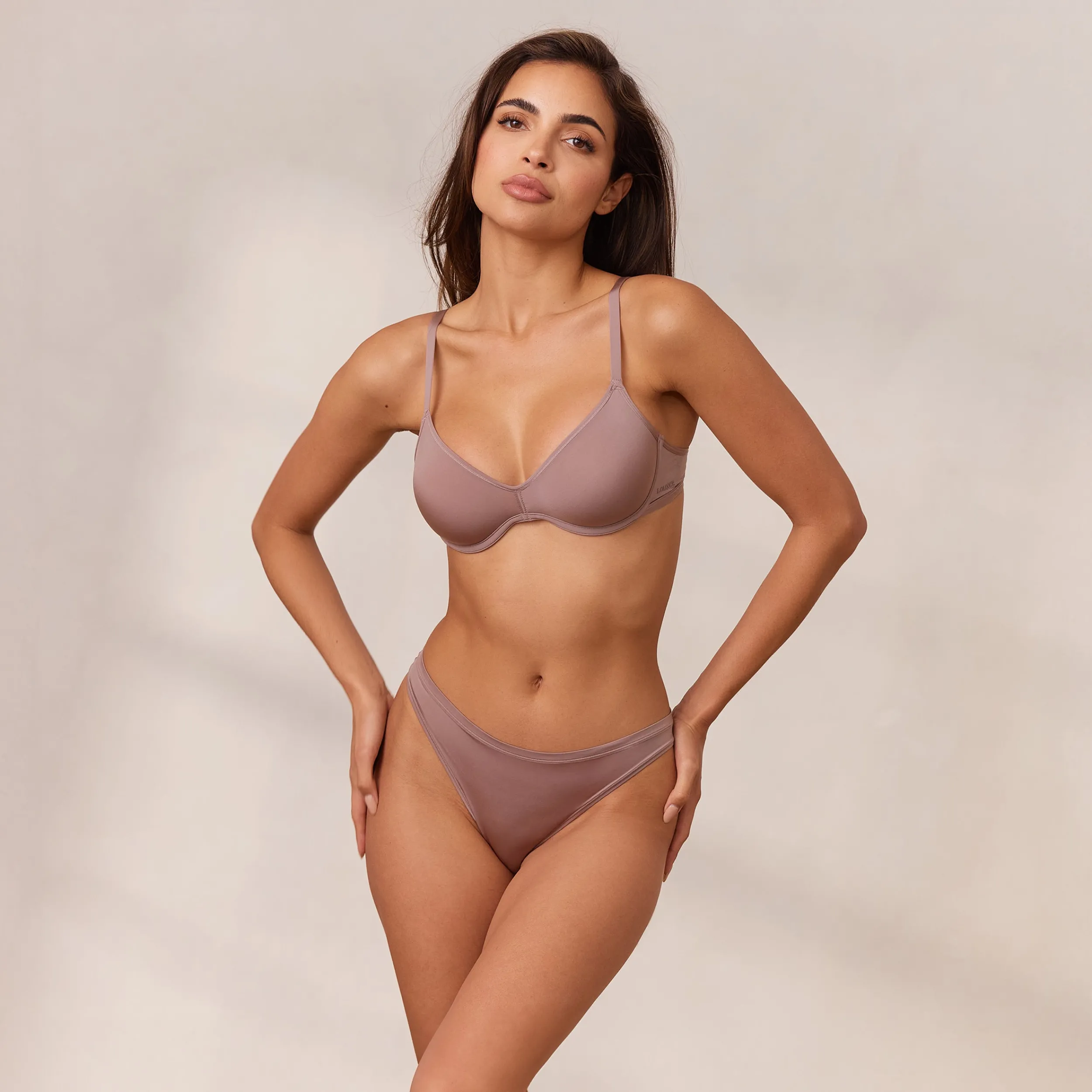 Lounge Underwear Med Bygel | T-Shirt<Barely There Plunge BH - Mauve