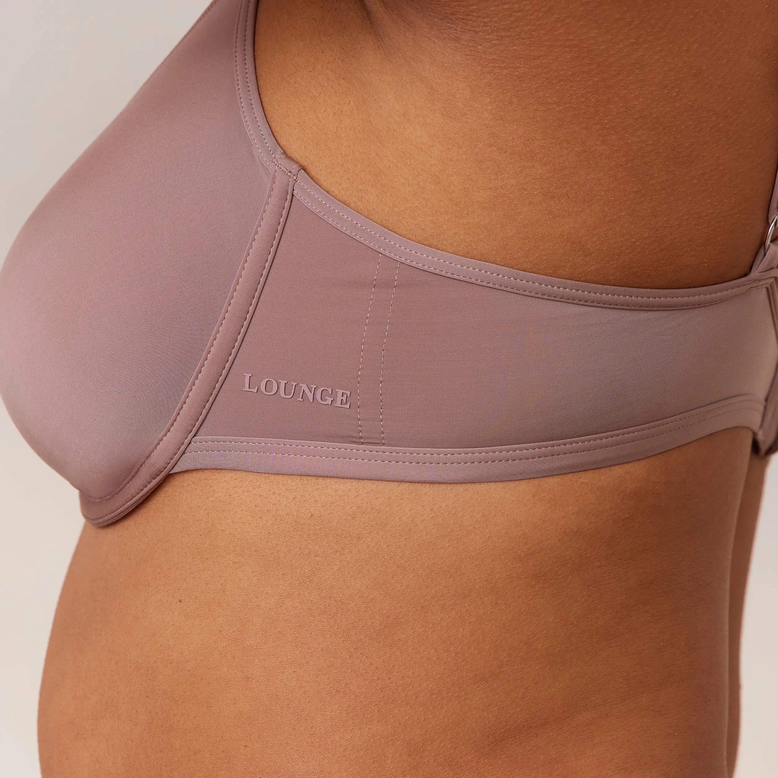 Lounge Underwear Med Bygel | T-Shirt<Barely There Plunge BH - Mauve