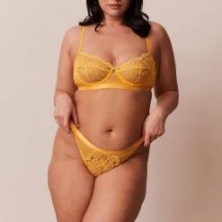 Lounge Underwear Behåar<Blossom Balcony BH - Senapsgul