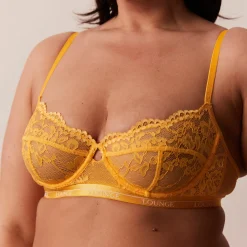 Lounge Underwear Behåar<Blossom Balcony BH - Senapsgul