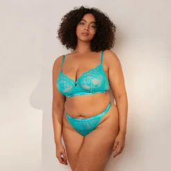 Lounge Underwear Behåar<Blossom Balcony BH - Tealfärg