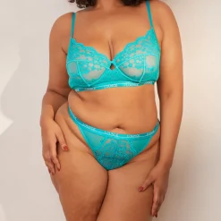 Lounge Underwear Behåar<Blossom Balcony BH - Tealfärg