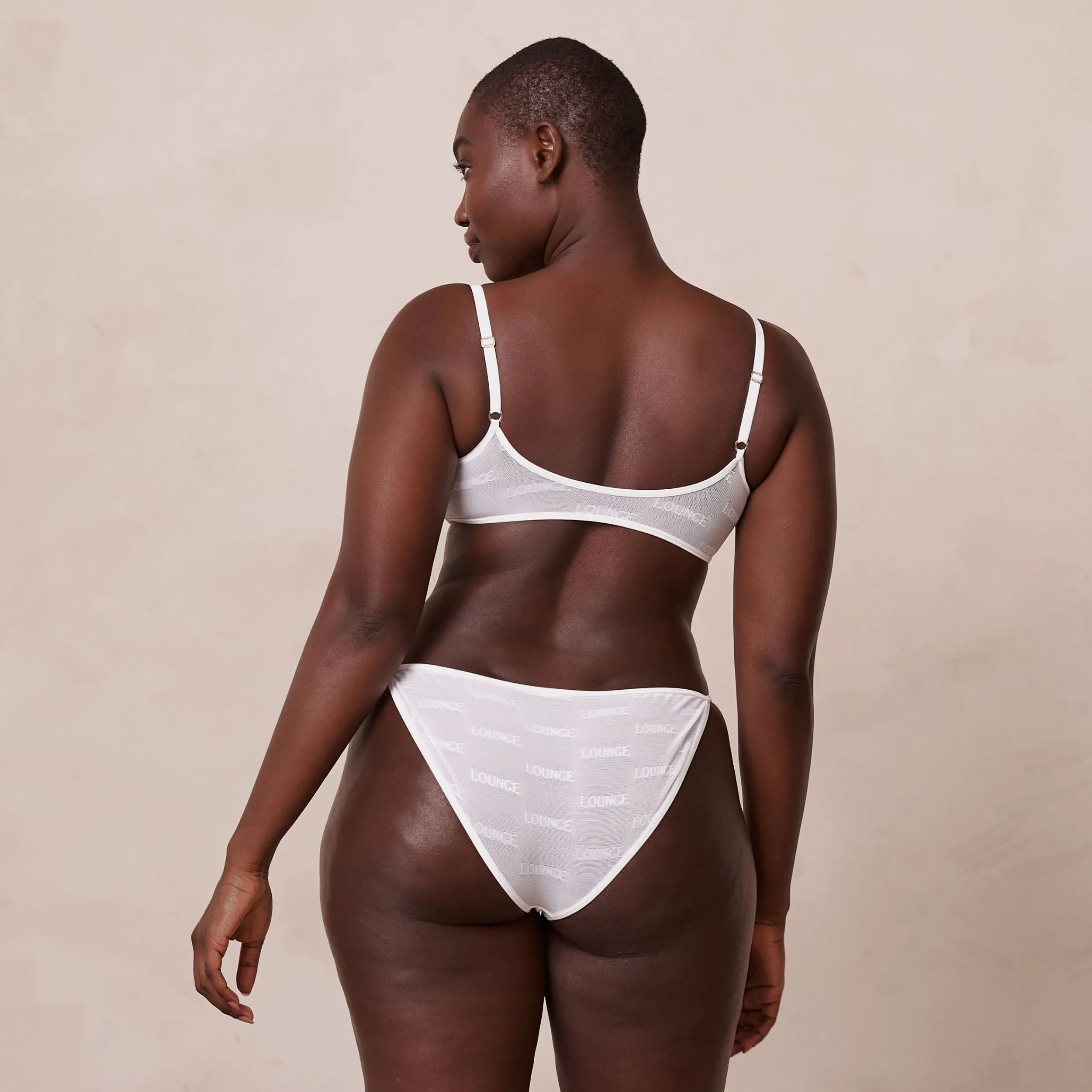 Lounge Underwear Behåar<Bold Mesh BH - Vit