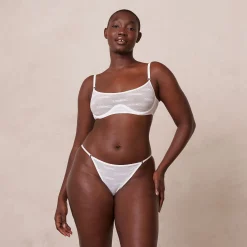 Lounge Underwear Behåar<Bold Mesh BH - Vit