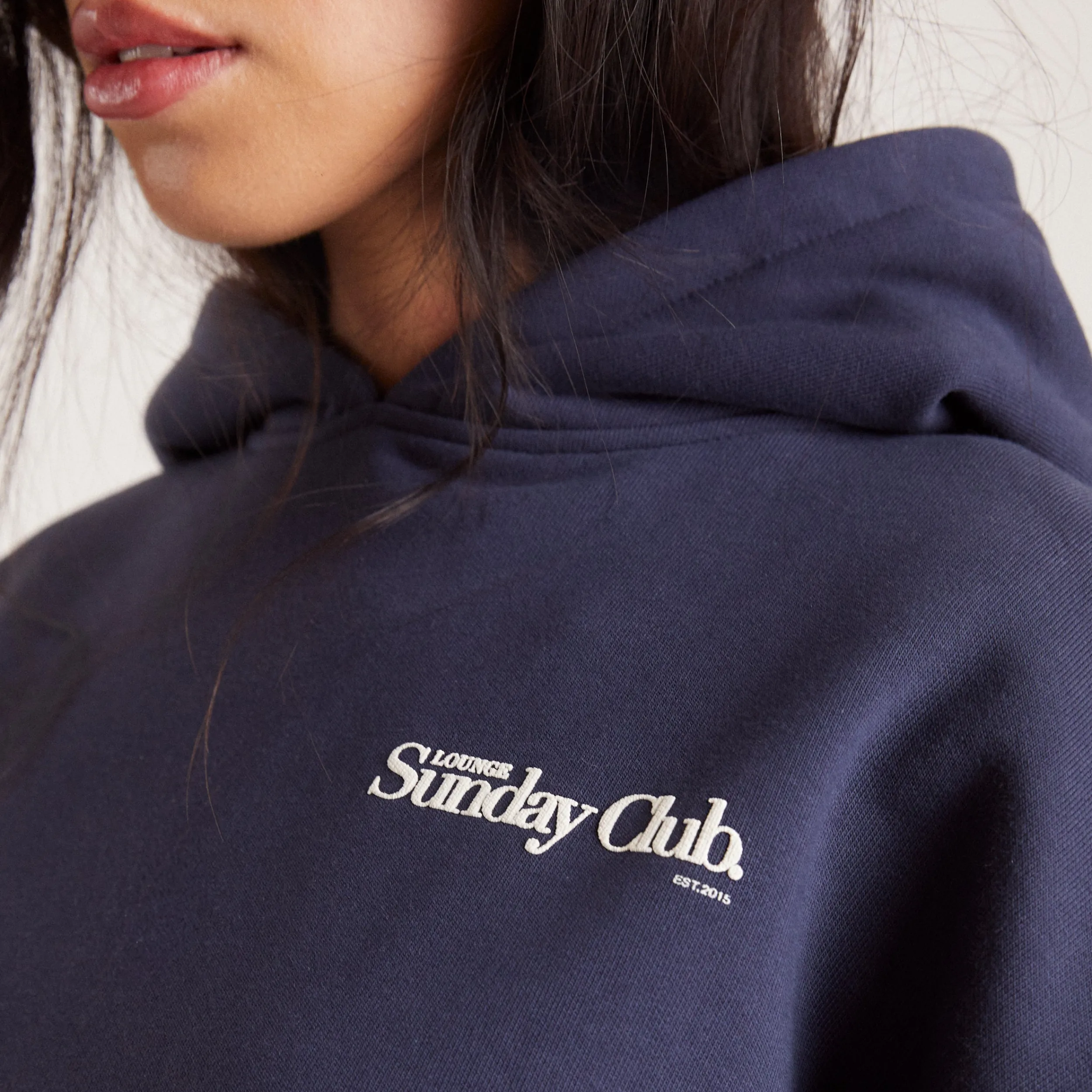 Lounge Underwear Huvtröjor Och Tröjor<Boxy Hoodie - Bläckblå