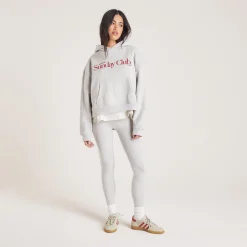 Lounge Underwear Huvtröjor Och Tröjor<Boxy Hoodie - Grå Marl GråMarl