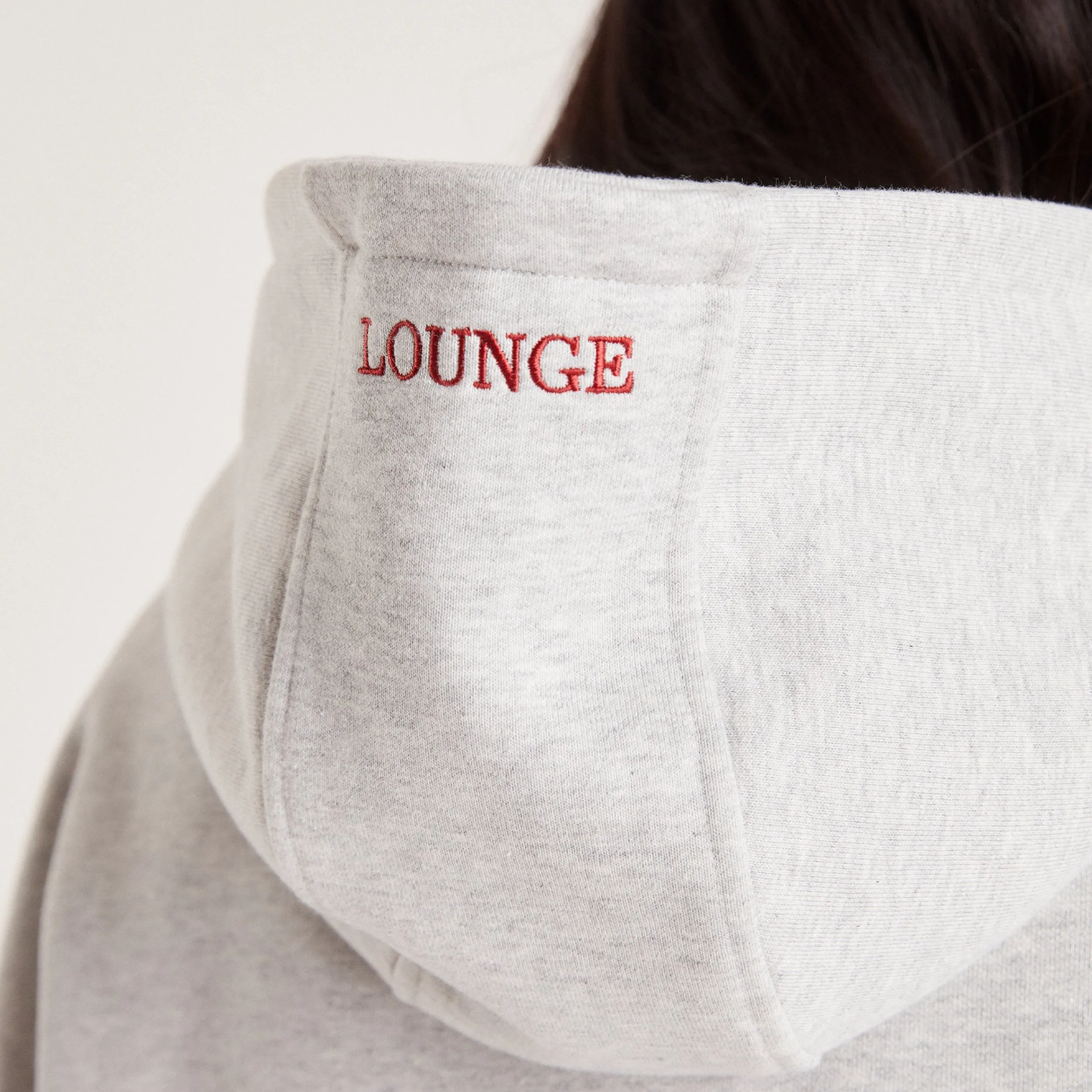 Lounge Underwear Huvtröjor Och Tröjor<Boxy Hoodie - Grå Marl GråMarl