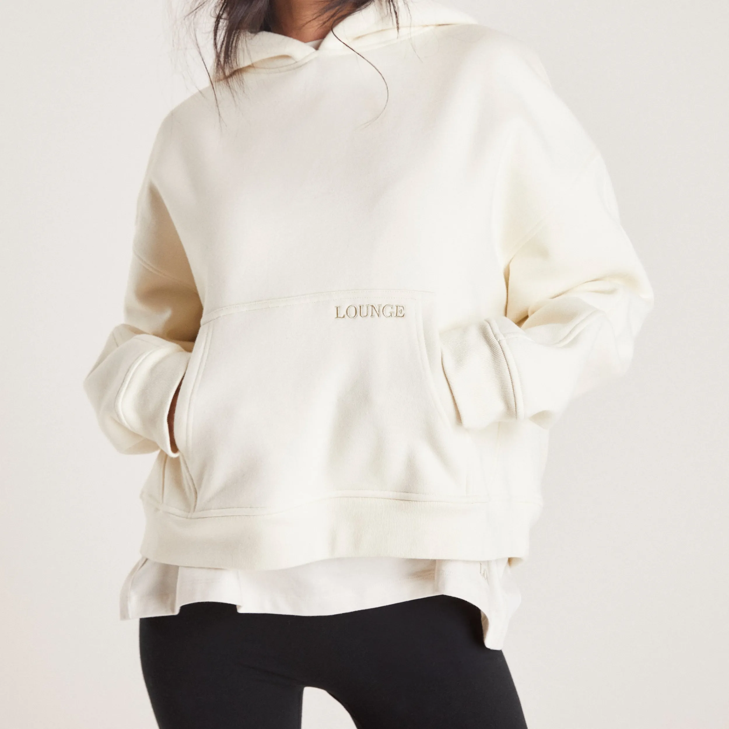 Lounge Underwear Huvtröjor Och Tröjor<Boxy Hoodie - Tofu