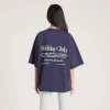 Lounge Underwear Toppar Och T-Shirts<Boxy T-Shirt - Bläckblå