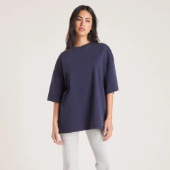 Lounge Underwear Toppar Och T-Shirts<Boxy T-Shirt - Bläckblå