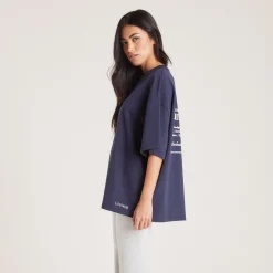 Lounge Underwear Toppar Och T-Shirts<Boxy T-Shirt - Bläckblå