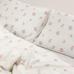 Lounge Underwear Sängkläder | Accessoarer<Breakfast Club Påslakan - Blommig Vit BlommigVit