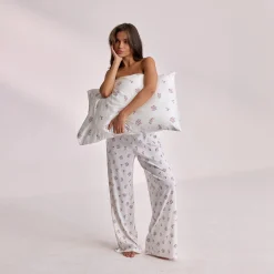 Lounge Underwear Sängkläder | Accessoarer<Breakfast Club Örngott (2-pack) - Blommig Vit BlommigVit