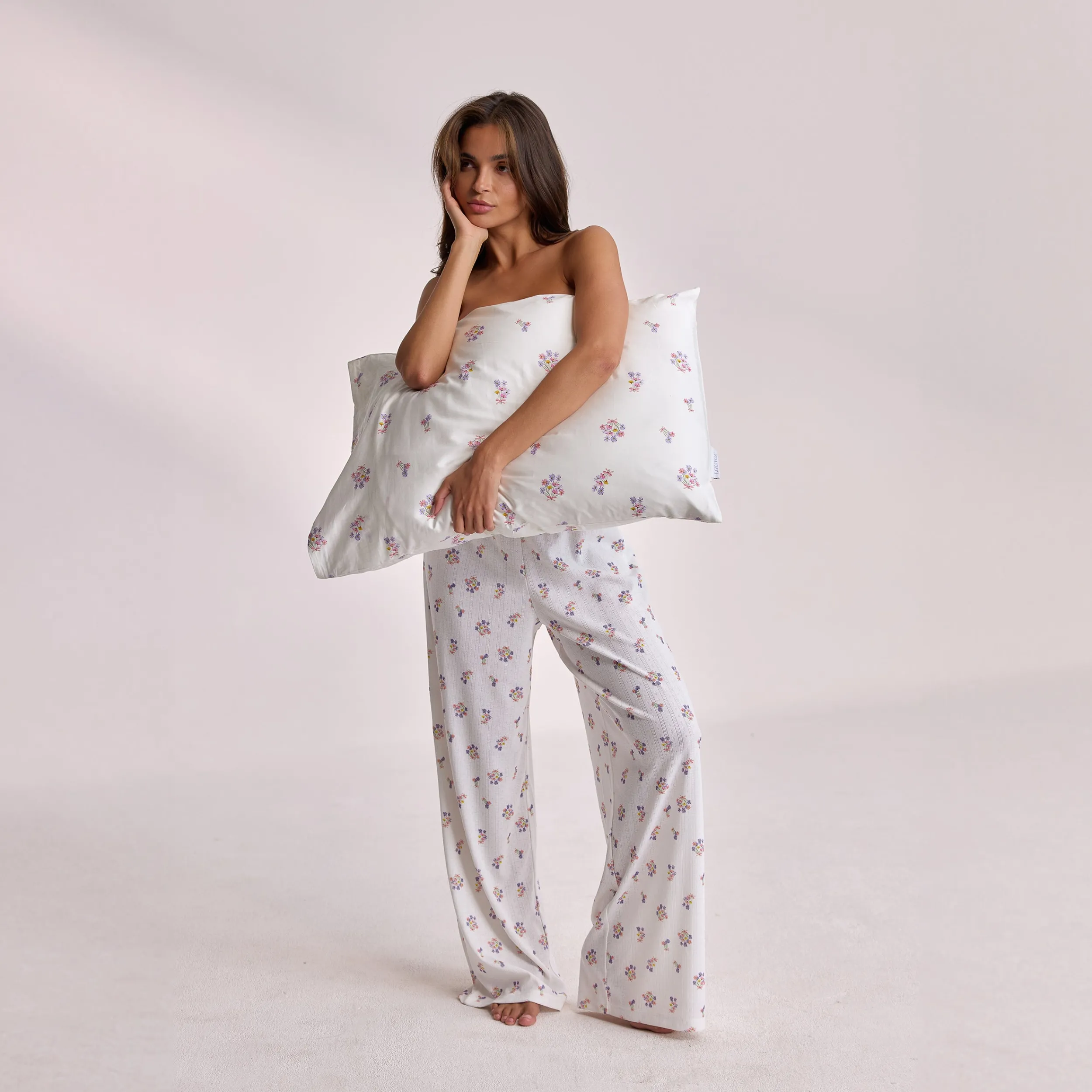 Lounge Underwear Sängkläder | Accessoarer<Breakfast Club Örngott (2-pack) - Blommig Vit BlommigVit