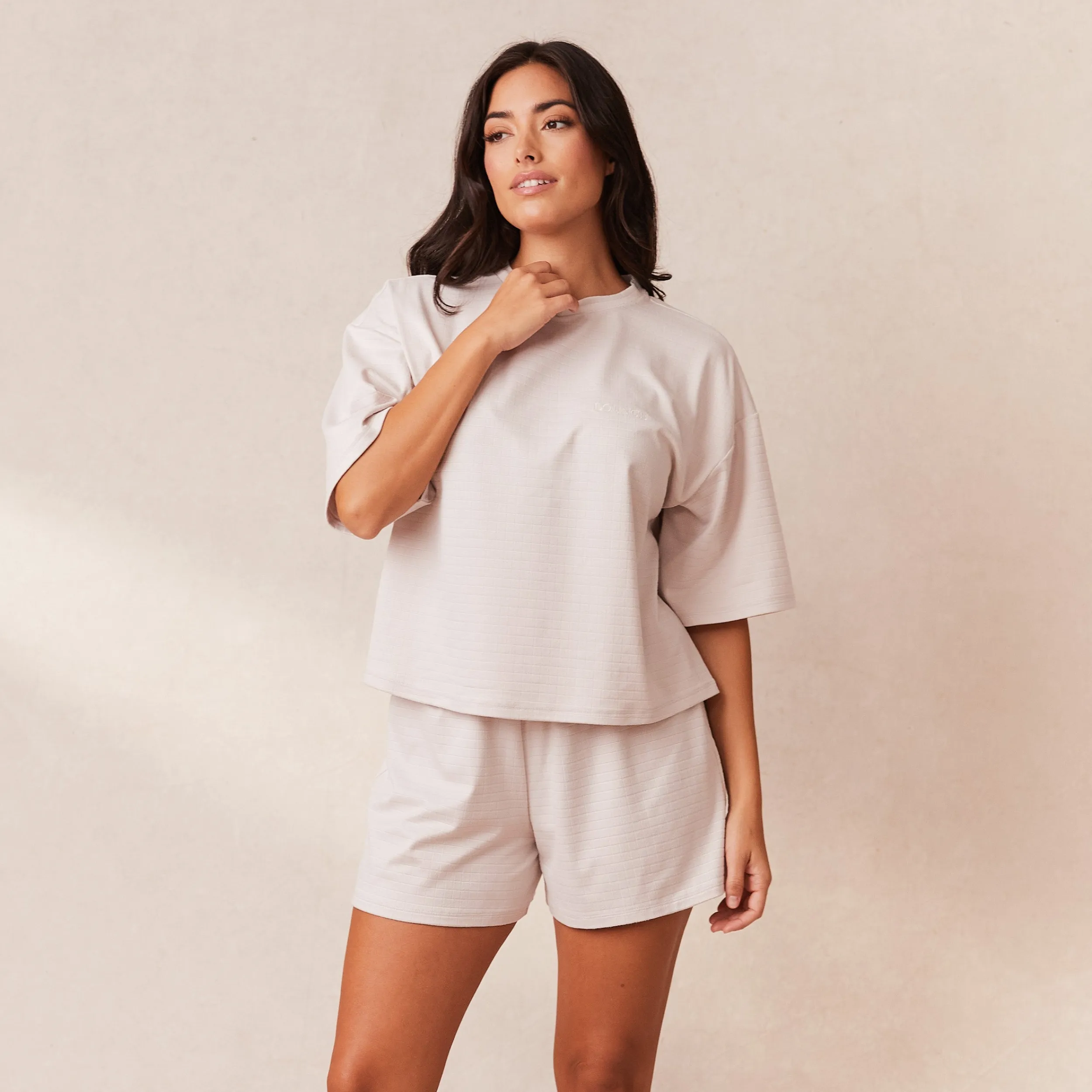 Lounge Underwear Pyjamastoppar<Classic Fleece Oversized Pyjamatopp - Krämfärgad