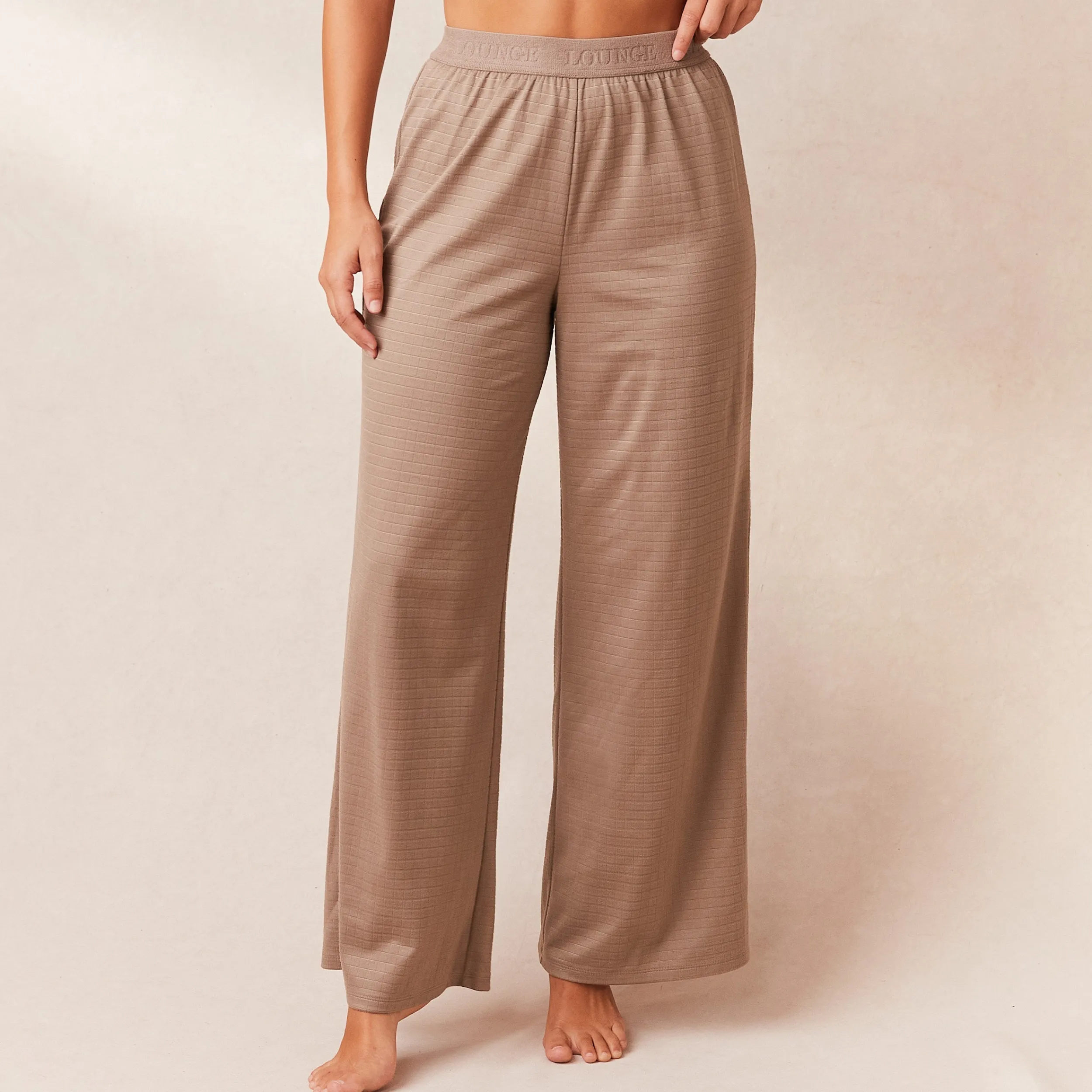 Lounge Underwear Pyjamasset | Pyjamasbyxor<Classic Fleece Oversized Pyjamabyxor - Fawn