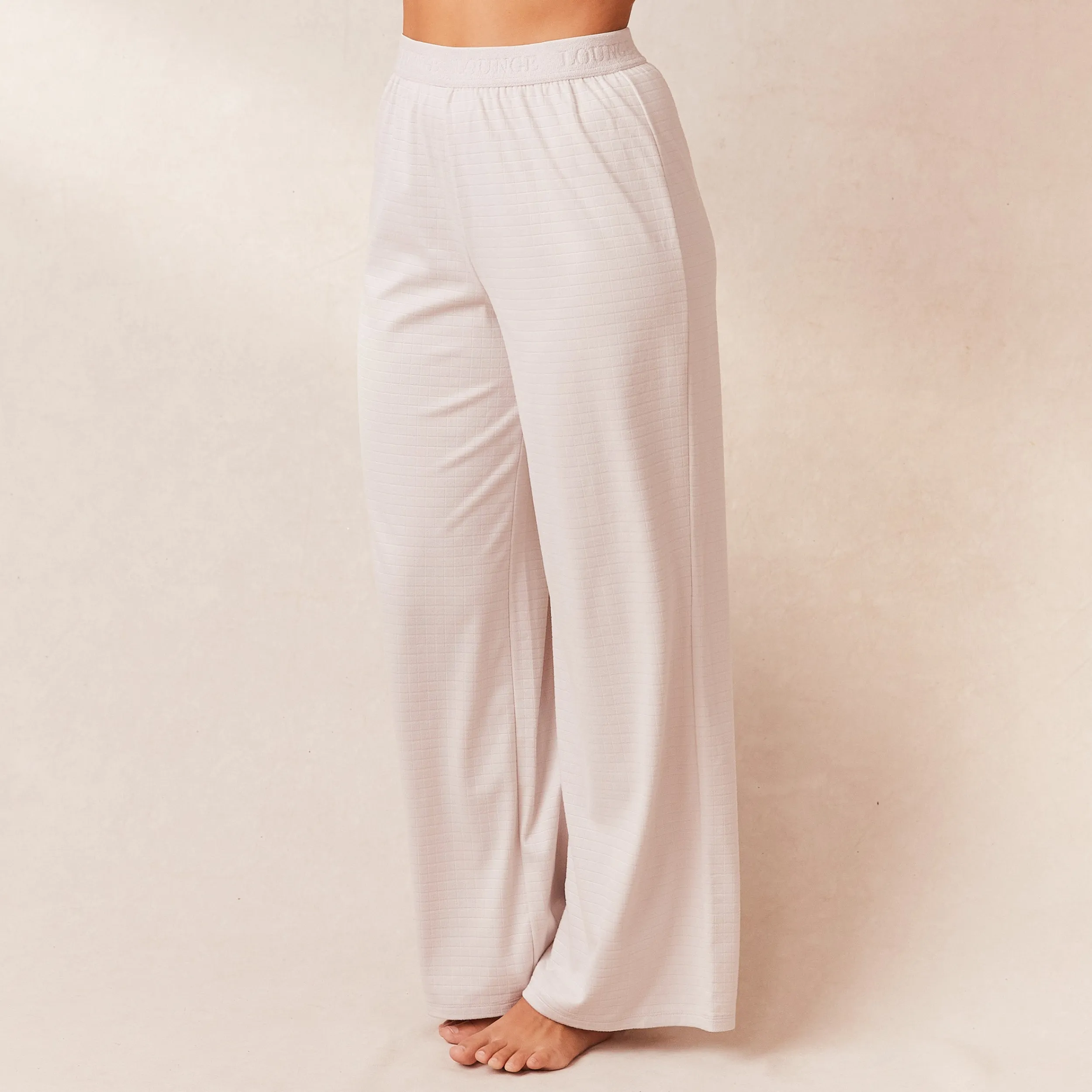 Lounge Underwear Pyjamasbyxor<Classic Fleece Oversized Pyjamabyxor - Krämfärgad