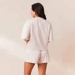 Lounge Underwear Pyjamastoppar<Classic Fleece Oversized Pyjamatopp - Krämfärgad