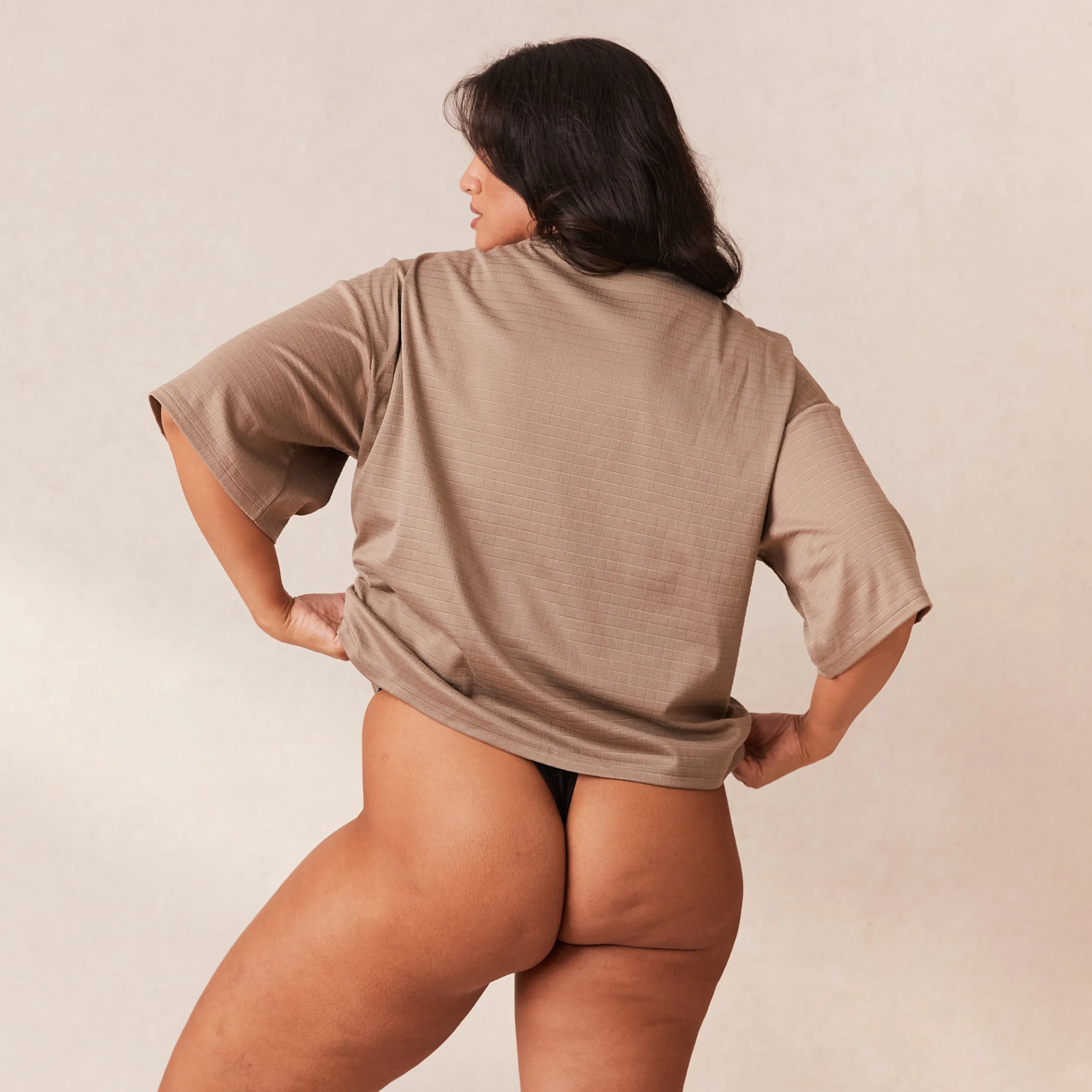 Lounge Underwear Pyjamasset | Pyjamastoppar<Classic Fleece Oversized Pyjamatopp - Fawn