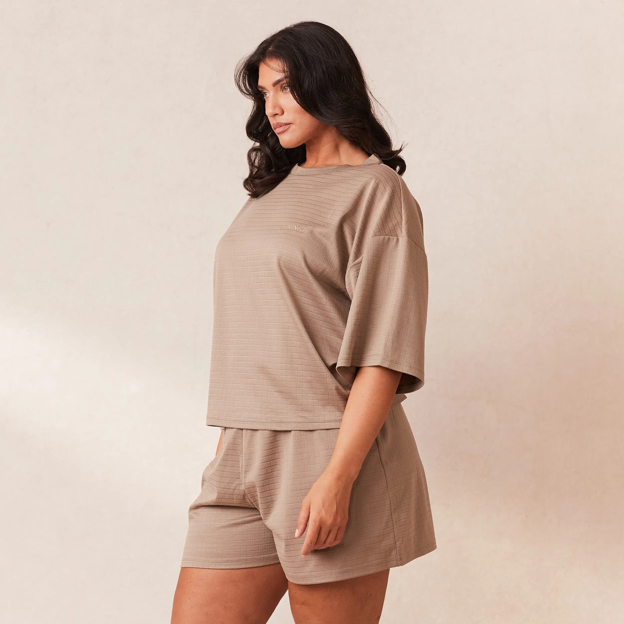 Lounge Underwear Pyjamasset | Pyjamastoppar<Classic Fleece Oversized Pyjamatopp - Fawn