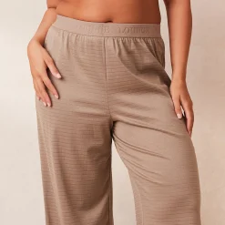 Lounge Underwear Pyjamasset | Pyjamasbyxor<Classic Fleece Oversized Pyjamabyxor - Fawn