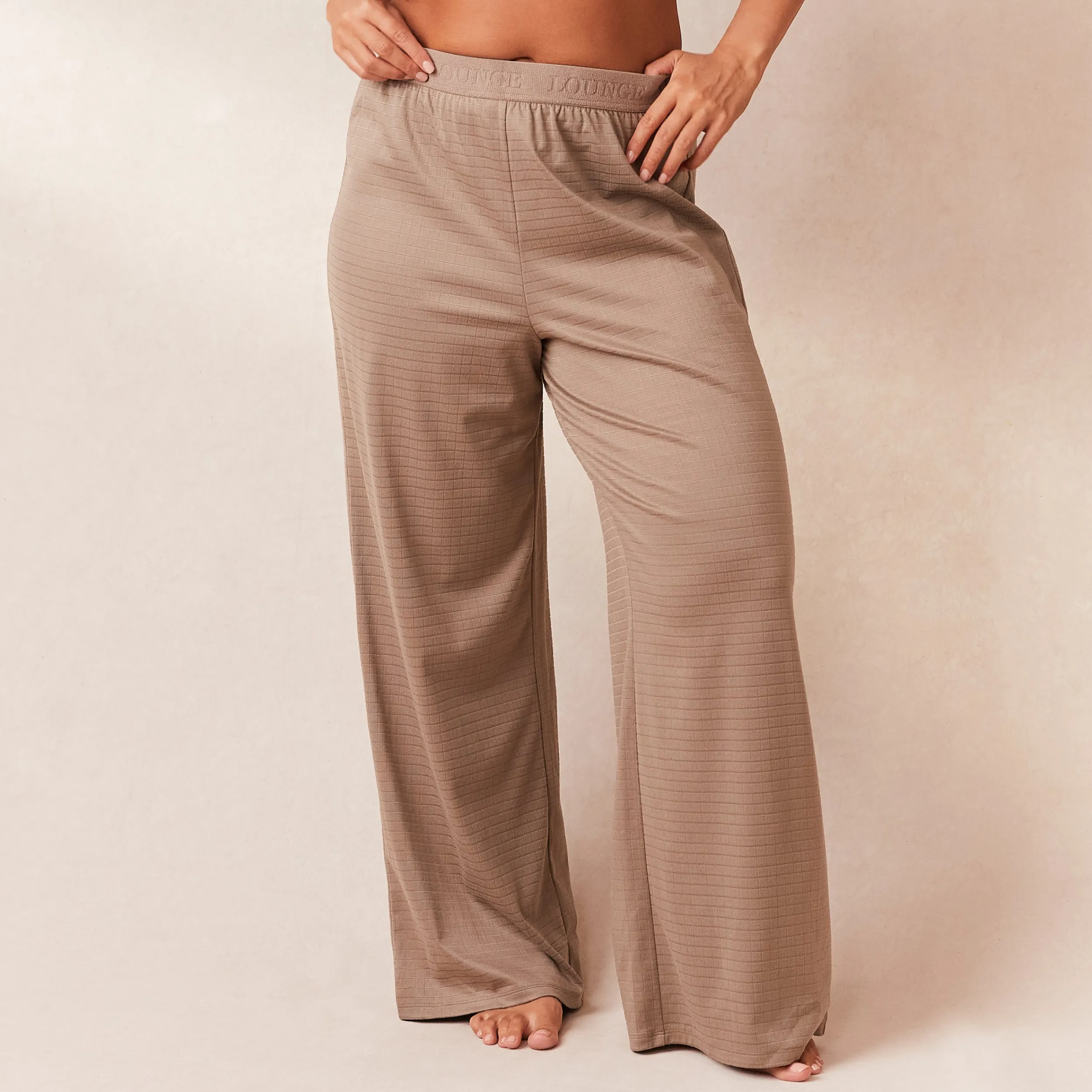 Lounge Underwear Pyjamasset | Pyjamasbyxor<Classic Fleece Oversized Pyjamabyxor - Fawn