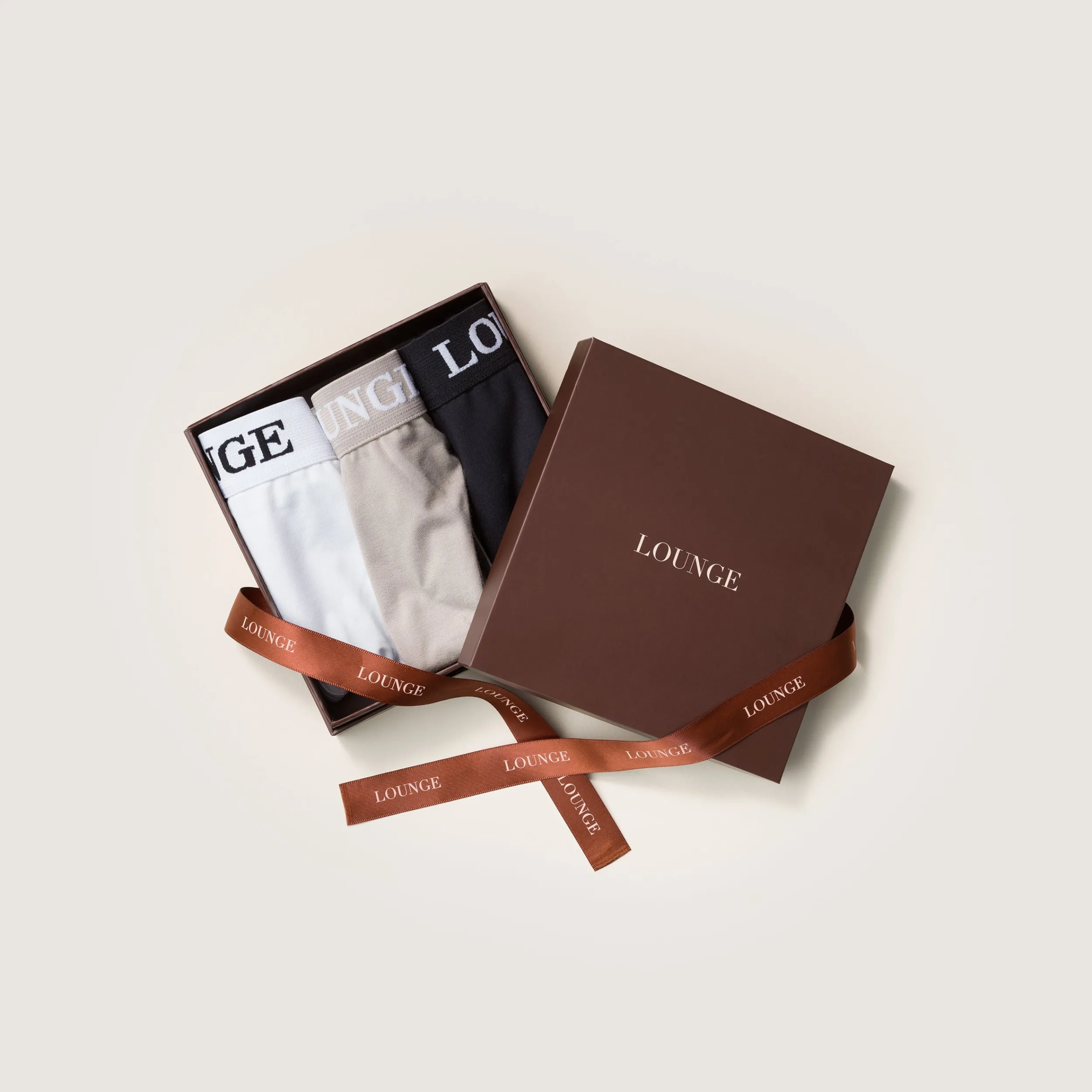 Lounge Underwear Gåvoset | Flerpack<Classic Gåvoset (3-pack) - Multi HeltSvart/HeltVit/Havre
