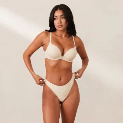 Lounge Underwear Vadderad | Push Up<Comfort T-shirt Push up-BH - Latte