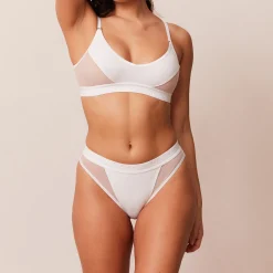 Lounge Underwear Behåar<Contour Mesh BH - Vit