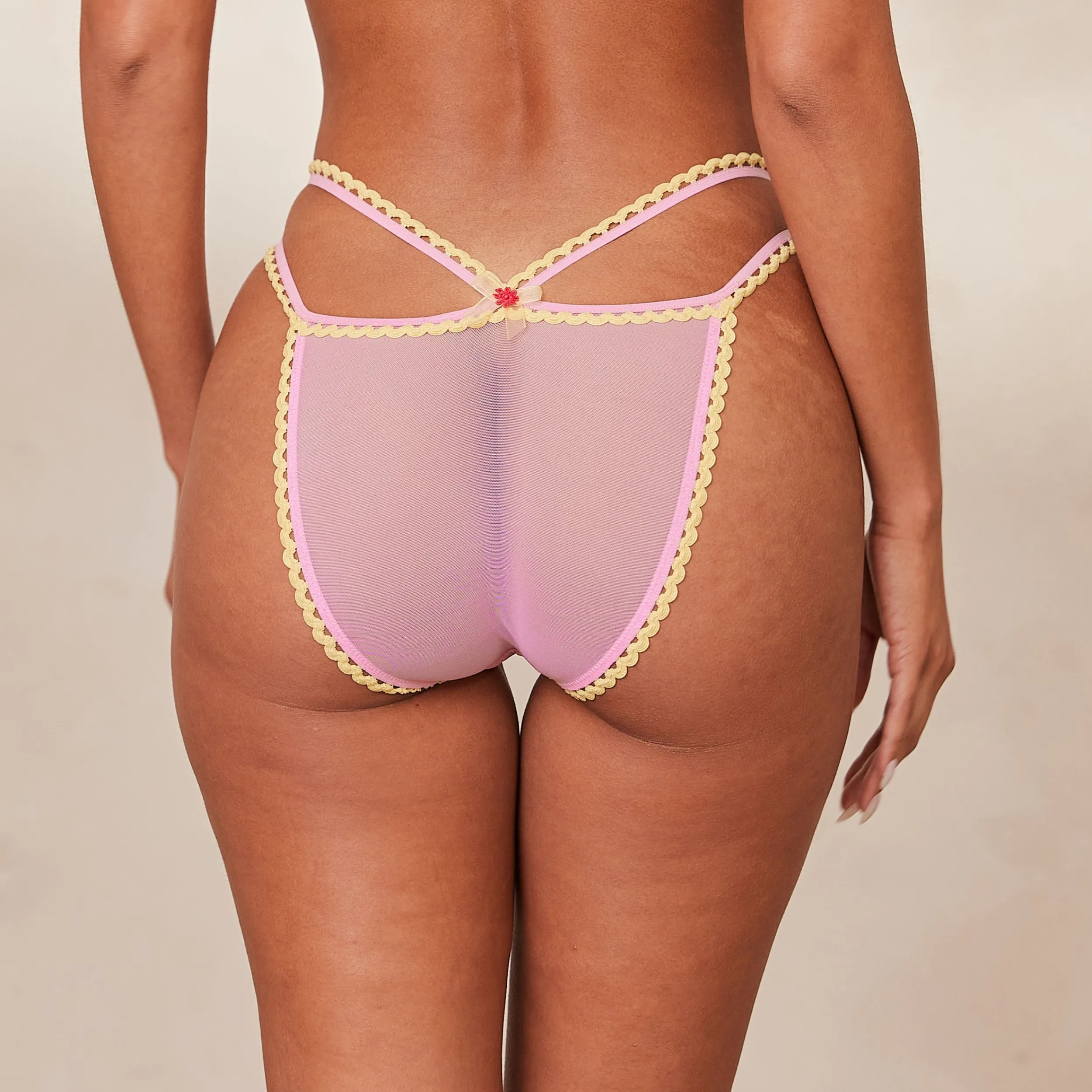 Lounge Underwear Underdelar<Daisy Embroidered Trosor - Rosa