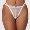 Lounge Underwear Underdelar<Ditsy Embroidered Trosor - Vit