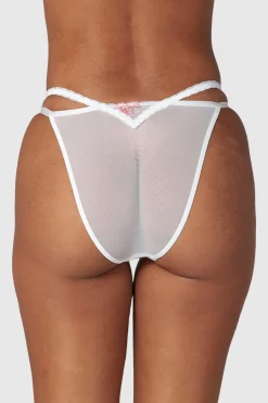 Lounge Underwear Underdelar<Ditsy Embroidered Trosor - Vit