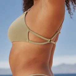 Lounge Underwear Badkläder<Essential Bikinitopp - Olivgrön