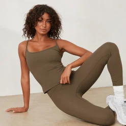 Lounge Underwear Toppar Och T-Shirts<Essential Cami Top - Mullvadsgrå Kaffe