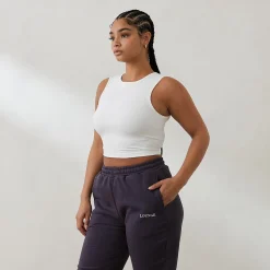 Lounge Underwear Toppar Och T-Shirts<Essential Linne - Naturvit