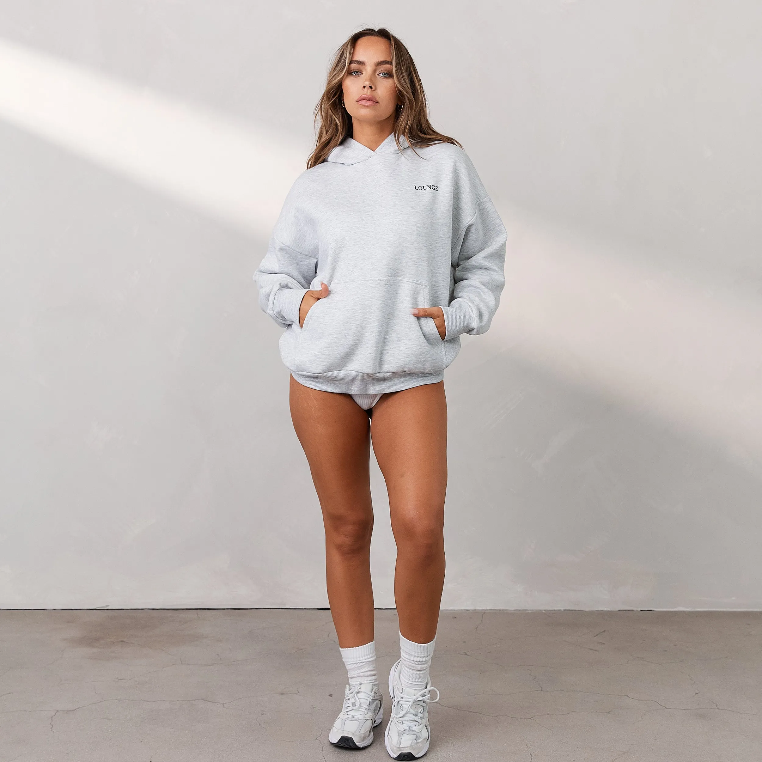Lounge Underwear Huvtröjor Och Tröjor<Essential Oversized Huvtröja - Frostfärgad
