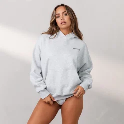 Lounge Underwear Huvtröjor Och Tröjor<Essential Oversized Huvtröja - Frostfärgad