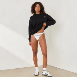 Lounge Underwear Huvtröjor Och Tröjor<Essential Rundhalsad Tröja - Svart