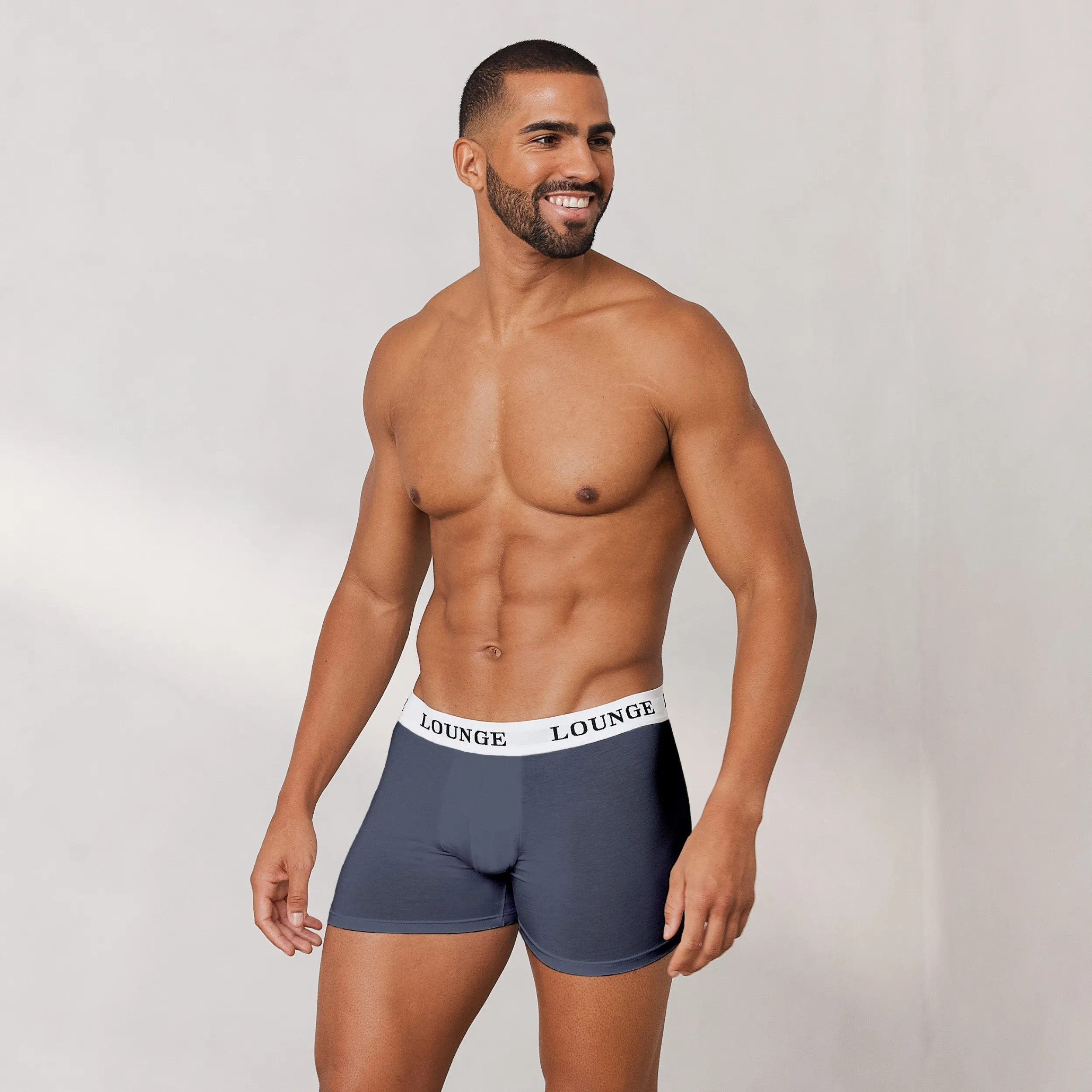 Lounge Underwear Boxershorts För Män | Flerpack<Everyday Boxershorts för Män (3-Pack) - Rökblå