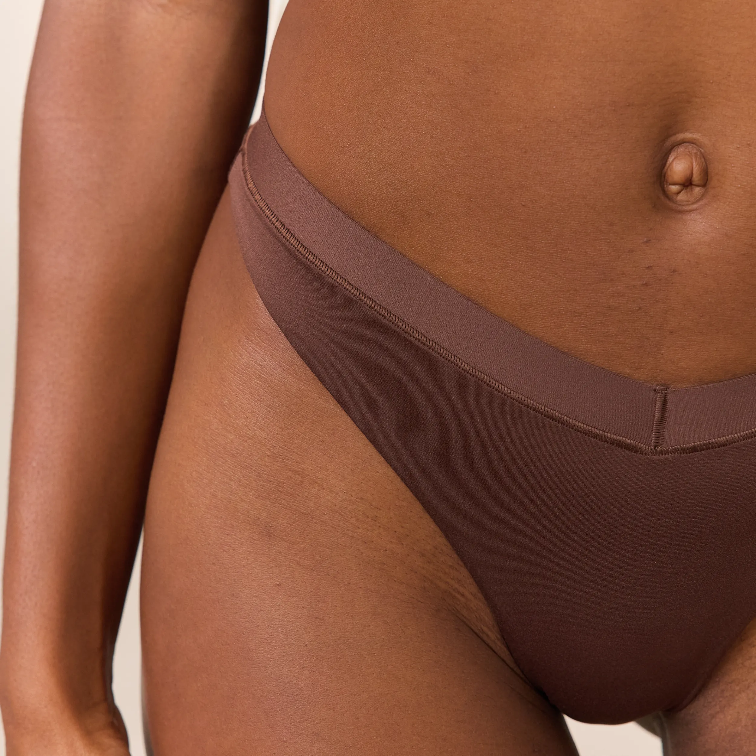 Lounge Underwear Stringtrosor<Everyday Comfort Stringtrosor - Kakao