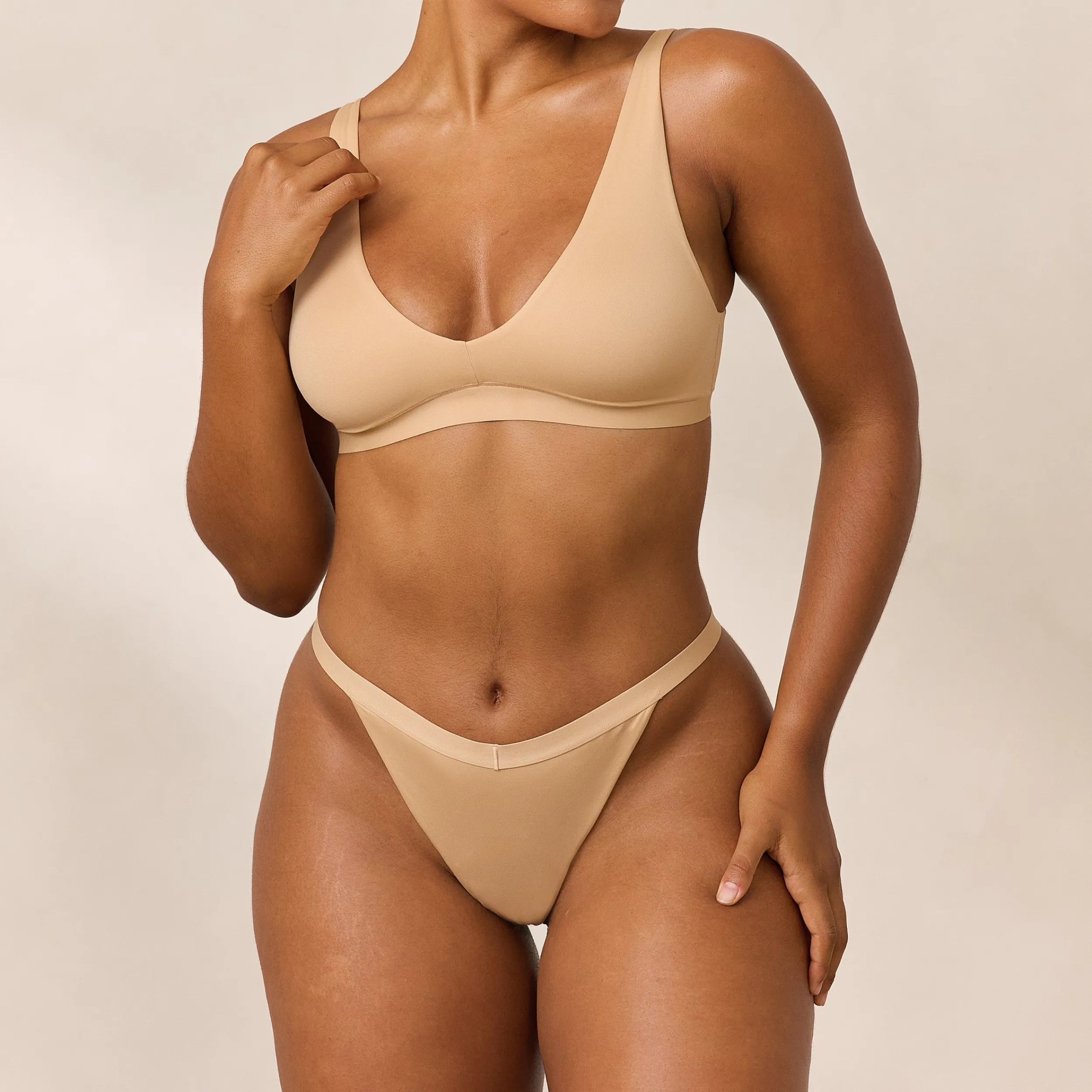 Lounge Underwear Utan Bygel<Everyday Comfort Triangle BH - Sandfärgad