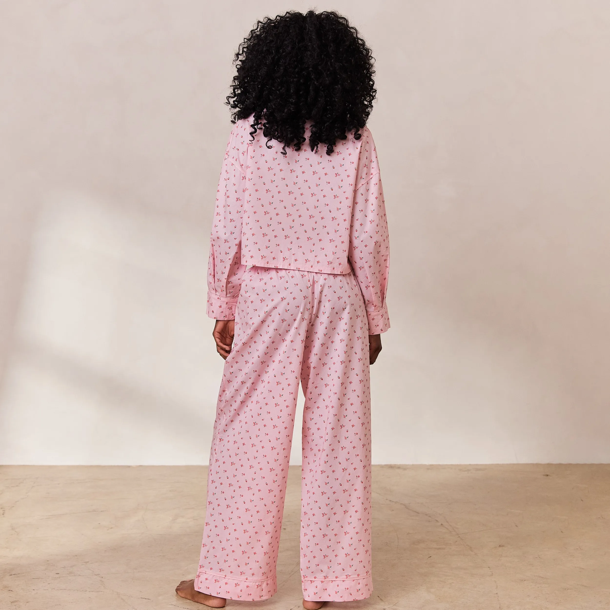 Lounge Underwear Pyjamasset | Pyjamasbyxor<Floral Pyjamabyxor - Rosa Print RosaPrint