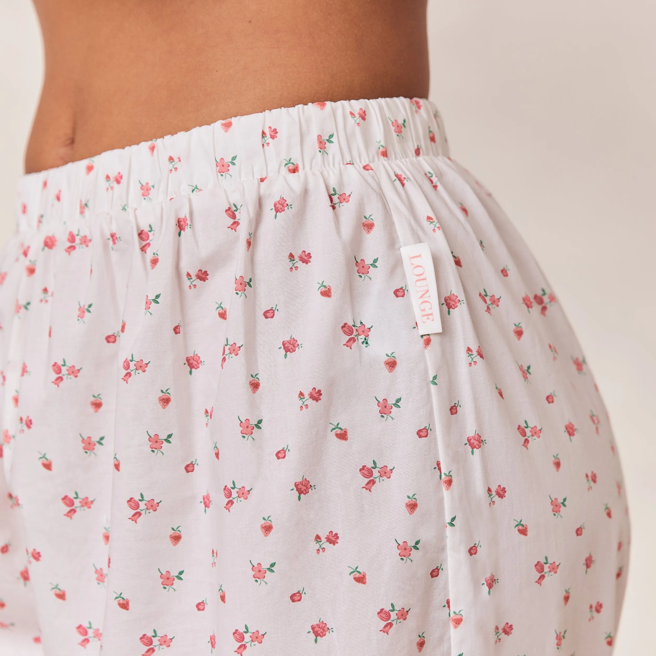 Lounge Underwear Pyjamasbyxor<Floral Pyjamabyxor - Vit Print VitPrint