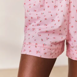 Lounge Underwear Pyjamasset | Pyjamasbyxor<Floral Pyjamashorts - Rosa Print RosaPrint
