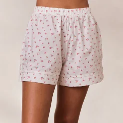 Lounge Underwear Pyjamasbyxor<Floral Pyjamashorts - Vit Print VitPrint