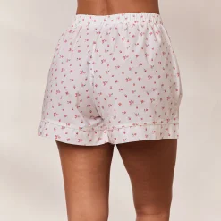 Lounge Underwear Pyjamasbyxor<Floral Pyjamashorts - Vit Print VitPrint
