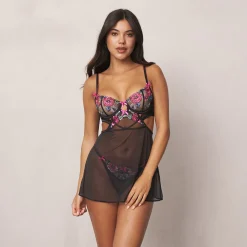 Lounge Underwear Babydolls Och Nattlinnen<Inara Babydoll (Set) - Svart
