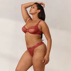 Lounge Underwear Med Bygel<Liberty Balcony BH - Burnt Red BrändRöd