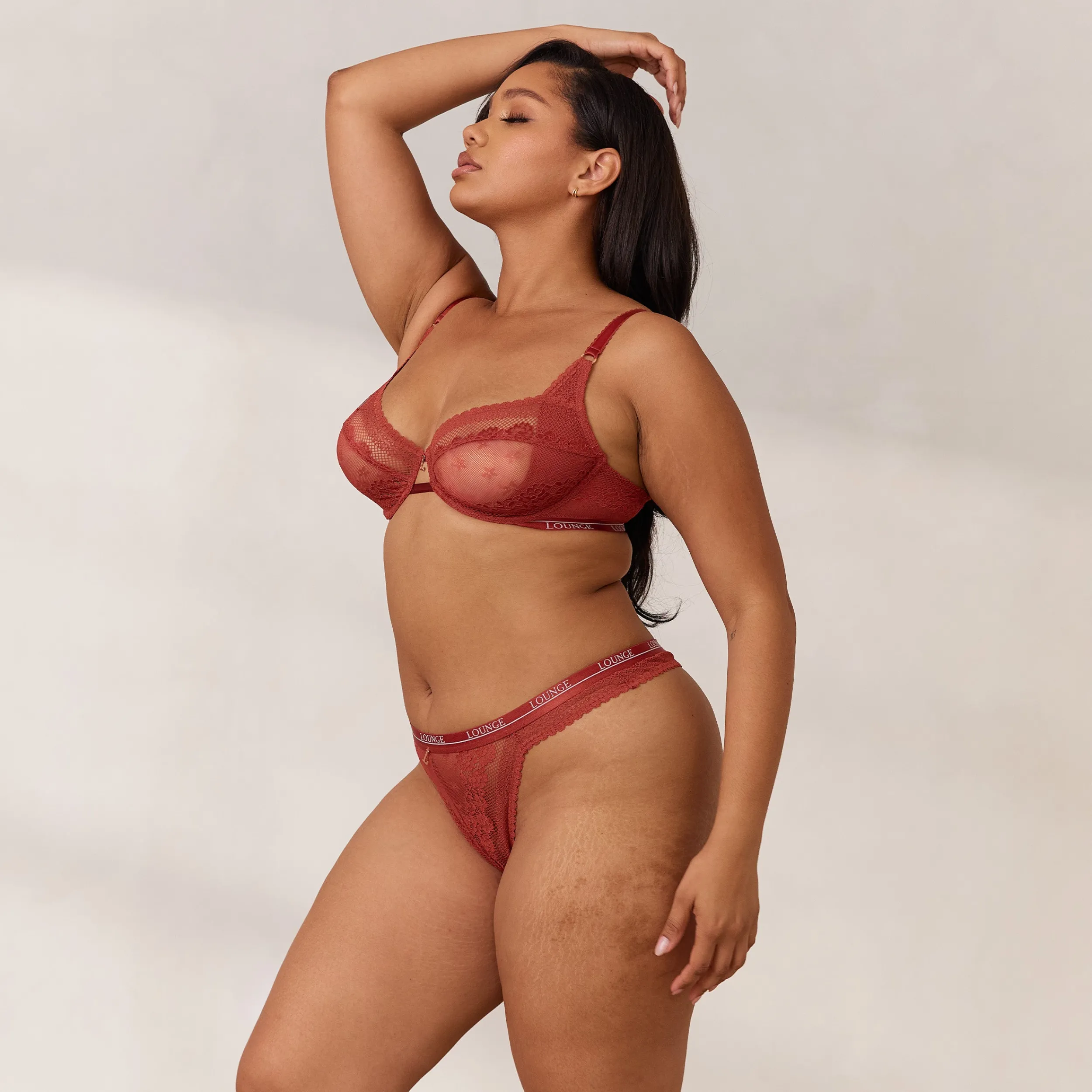 Lounge Underwear Med Bygel<Liberty Balcony BH - Burnt Red BrändRöd
